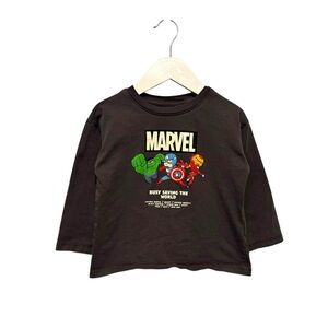 ⭐️ 5/$30 H&M Kids Marvel Superheroes LS Shirt size 3/4T